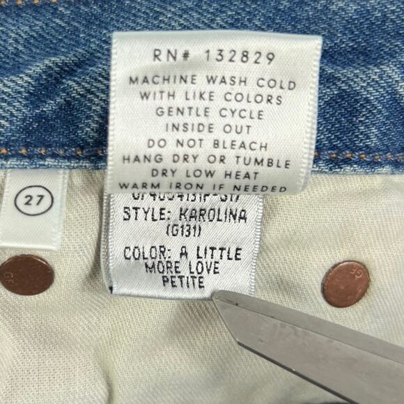 GRLFRND Petite Karolina High-Rise Skinny Jean in A Little More Love Size 27 - Picture 9 of 12